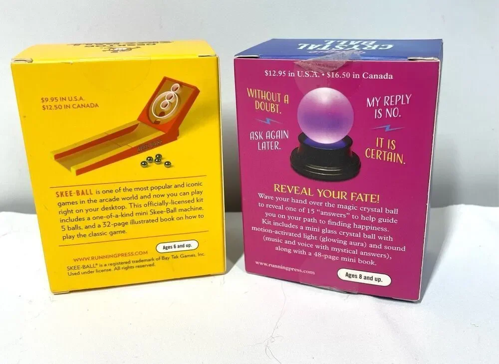 American Zen Day At the Beach Skee Ball & Magic Crystal Ball Desktop Toys New!